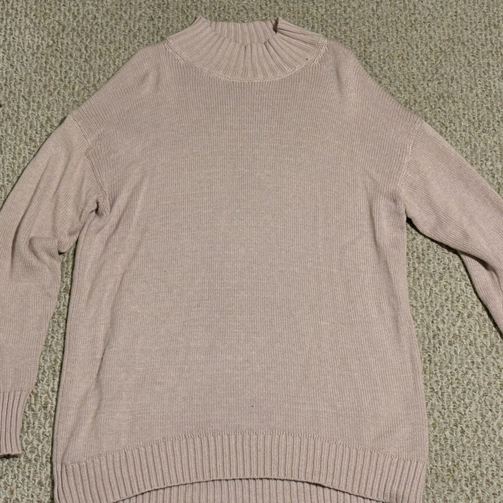 OLD NAVY TUNIC SLIGHT COWL NECK LIGHTLY WORN